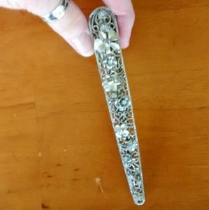 Silver Decorative Hair Clip